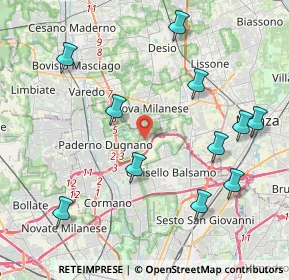 Mappa Via Bolzano, 20037 Paderno Dugnano MI, Italia (4.60909)