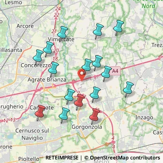 Mappa Via Cascina Trivulzina, 20864 Agrate Brianza MB, Italia (3.89063)