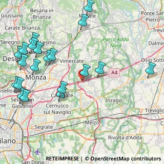 Mappa Via Cascina Trivulzina, 20864 Agrate Brianza MB, Italia (10.6105)