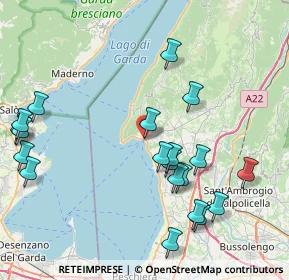 Mappa Via Antiche Mura, 37016 Garda VR, Italia (9.2835)