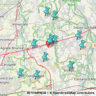 Mappa 20060 Cambiago MI, Italia (4.05333)