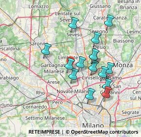 Mappa 20030 Senago MI, Italia (6.46667)