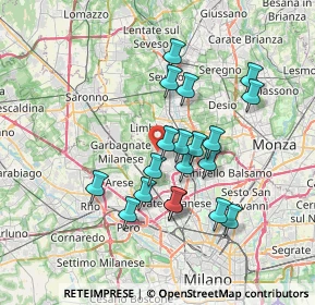 Mappa 20030 Senago MI, Italia (6.26684)