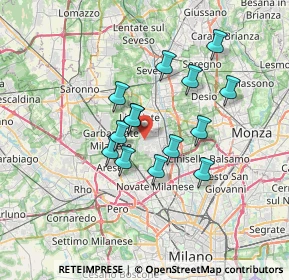 Mappa 20030 Senago MI, Italia (5.44929)