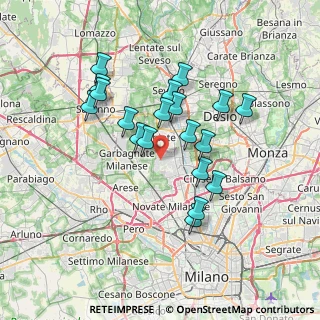 Mappa 20030 Senago MI, Italia (6.27211)
