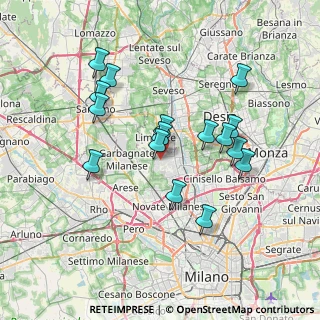 Mappa 20030 Senago MI, Italia (6.765)