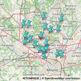 Mappa 20030 Senago MI, Italia (6.63737)