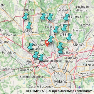 Mappa 20030 Senago MI, Italia (7.24067)