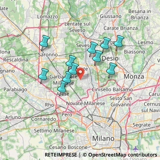 Mappa 20030 Senago MI, Italia (6.00364)