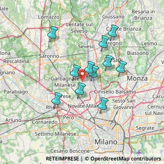 Mappa 20030 Senago MI, Italia (5.99727)