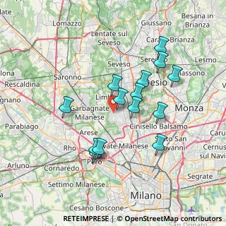 Mappa 20030 Senago MI, Italia (6.52214)