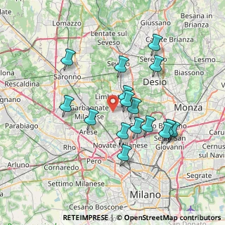 Mappa 20030 Senago MI, Italia (6.53813)