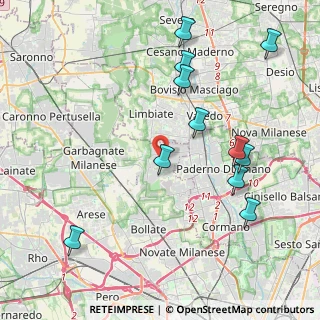 Mappa 20030 Senago MI, Italia (4.55364)