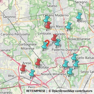 Mappa 20030 Senago MI, Italia (4.56929)