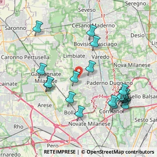 Mappa 20030 Senago MI, Italia (4.5055)