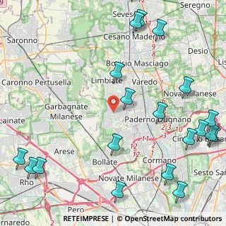 Mappa 20030 Senago MI, Italia (6.2195)