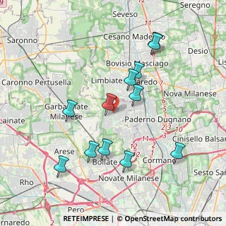 Mappa 20030 Senago MI, Italia (3.845)