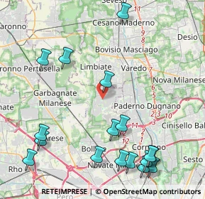 Mappa 20030 Senago MI, Italia (5.33824)