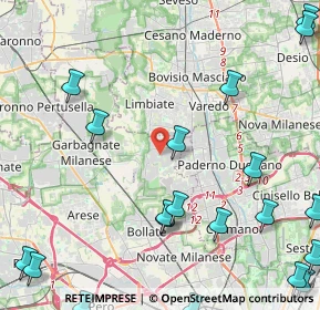 Mappa 20030 Senago MI, Italia (6.4935)