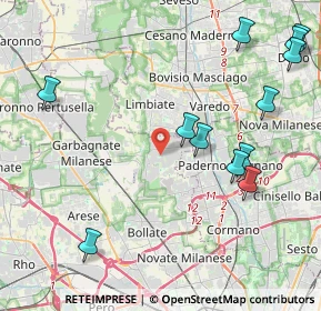 Mappa 20030 Senago MI, Italia (5.755)