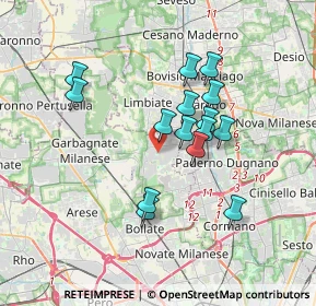 Mappa 20030 Senago MI, Italia (2.99733)