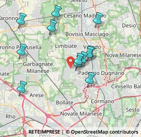 Mappa 20030 Senago MI, Italia (3.605)