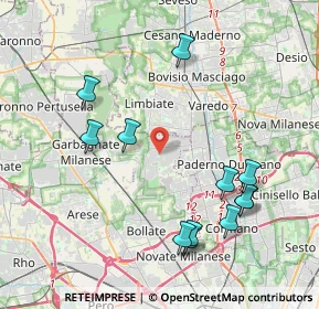 Mappa 20030 Senago MI, Italia (4.36167)
