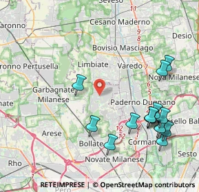 Mappa 20030 Senago MI, Italia (4.732)