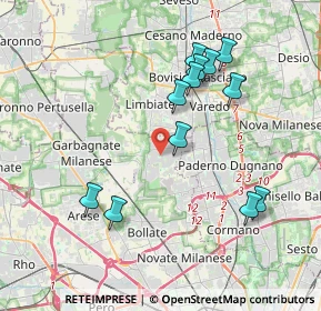 Mappa 20030 Senago MI, Italia (3.83917)