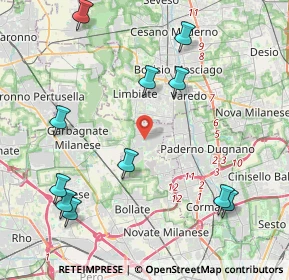 Mappa 20030 Senago MI, Italia (4.92455)