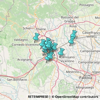 Mappa Strada Saviabona, 36100 Vicenza VI, Italia (6.915)