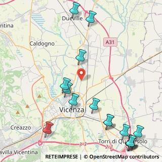 Mappa Strada Saviabona, 36100 Vicenza VI, Italia (6.045)