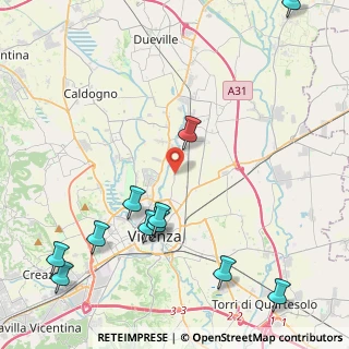 Mappa Strada Saviabona, 36100 Vicenza VI, Italia (5.81167)