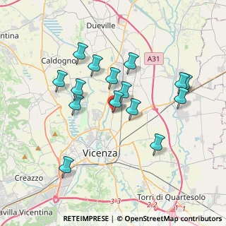 Mappa Strada di Saviabona, 36100 Vicenza VI, Italia (3.44267)