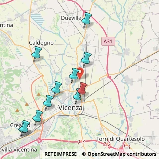 Mappa Strada Saviabona, 36100 Vicenza VI, Italia (4.60818)