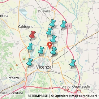 Mappa Strada di Saviabona, 36100 Vicenza VI, Italia (2.95364)