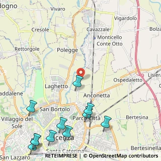 Mappa Strada Saviabona, 36100 Vicenza VI, Italia (3.20727)