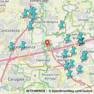 Mappa Via Orti, 20864 Agrate Brianza MB, Italia (2.845)