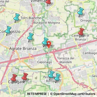 Mappa Via Orti, 20864 Agrate Brianza MB, Italia (3.13)