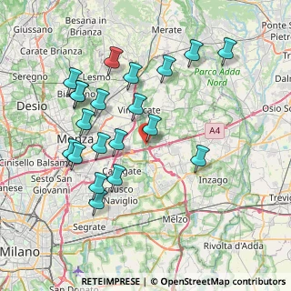 Mappa Via Orti, 20864 Agrate Brianza MB, Italia (7.81)