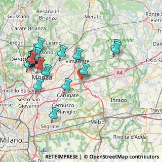 Mappa Via Orti, 20864 Agrate Brianza MB, Italia (9.104)