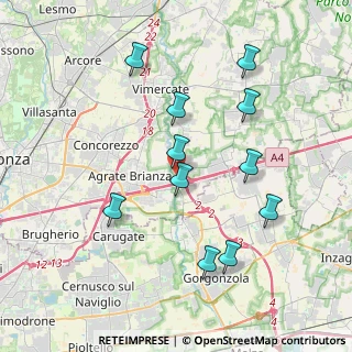 Mappa Via Orti, 20864 Agrate Brianza MB, Italia (3.81545)