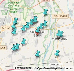 Mappa Via G. Leopardi, 24055 Cologno Al Serio BG, Italia (3.7125)