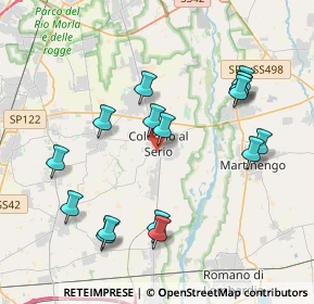 Mappa Via G. Leopardi, 24055 Cologno Al Serio BG, Italia (4.08938)