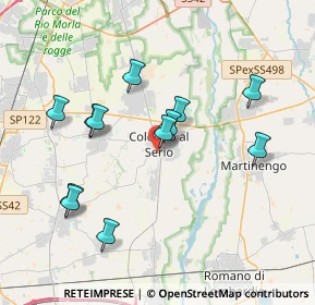 Mappa Via G. Leopardi, 24055 Cologno Al Serio BG, Italia (3.63333)