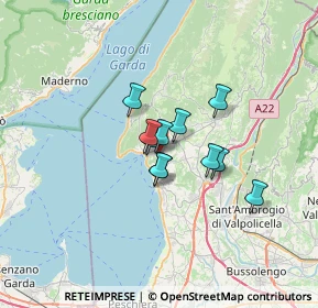 Mappa Via D. G. Boccali, 37016 Garda VR, Italia (3.98364)