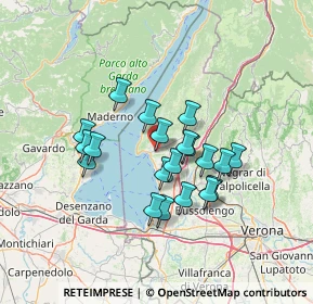 Mappa Via D. G. Boccali, 37016 Garda VR, Italia (11.024)