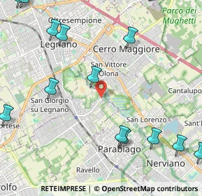 Mappa Via E. Toti, 20039 Canegrate MI, Italia (3.23412)