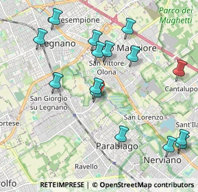 Mappa Via E. Toti, 20039 Canegrate MI, Italia (2.22733)