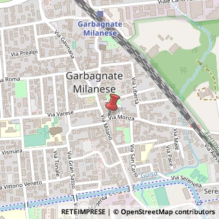 Mappa Via Monza, 5, 20024 Garbagnate Milanese, Milano (Lombardia)